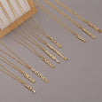 Sparkling Diamond Wish Letter Necklace Necklace Claire & Clara