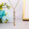 Sparkling Diamond Wish Letter Necklace Necklace Claire & Clara Grateful