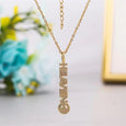 Sparkling Diamond Wish Letter Necklace Necklace Claire & Clara Heaven