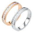 Sparkling Zirconia Eternity Ring Claire & Clara