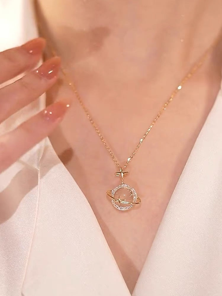 Special Star Planet & Stars Necklace Necklace Claire & Clara