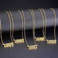 Special Year Stainless Steel Necklace Necklace Claire & Clara