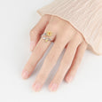 Spinner Sunflower Mood Ring Rings Claire & Clara