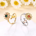 Spinner Sunflower Mood Ring Rings Claire & Clara 