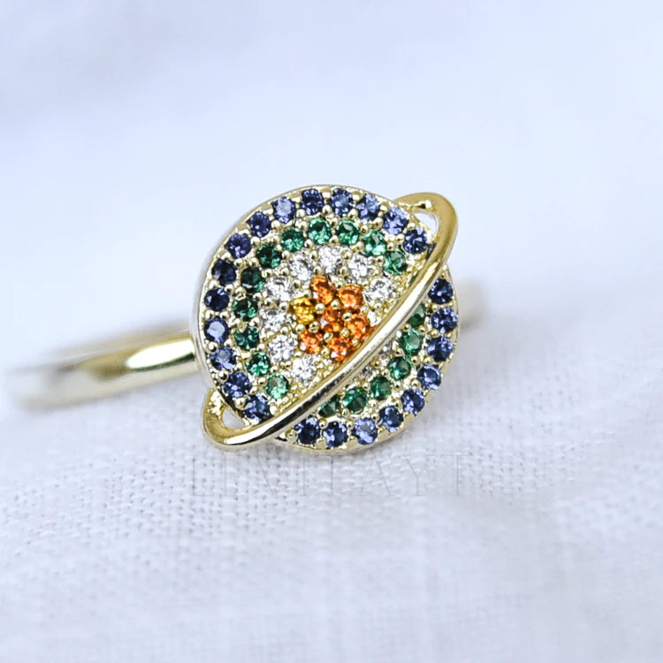 Spinning Galaxy Anxiety Relief Ring Rings Claire & Clara