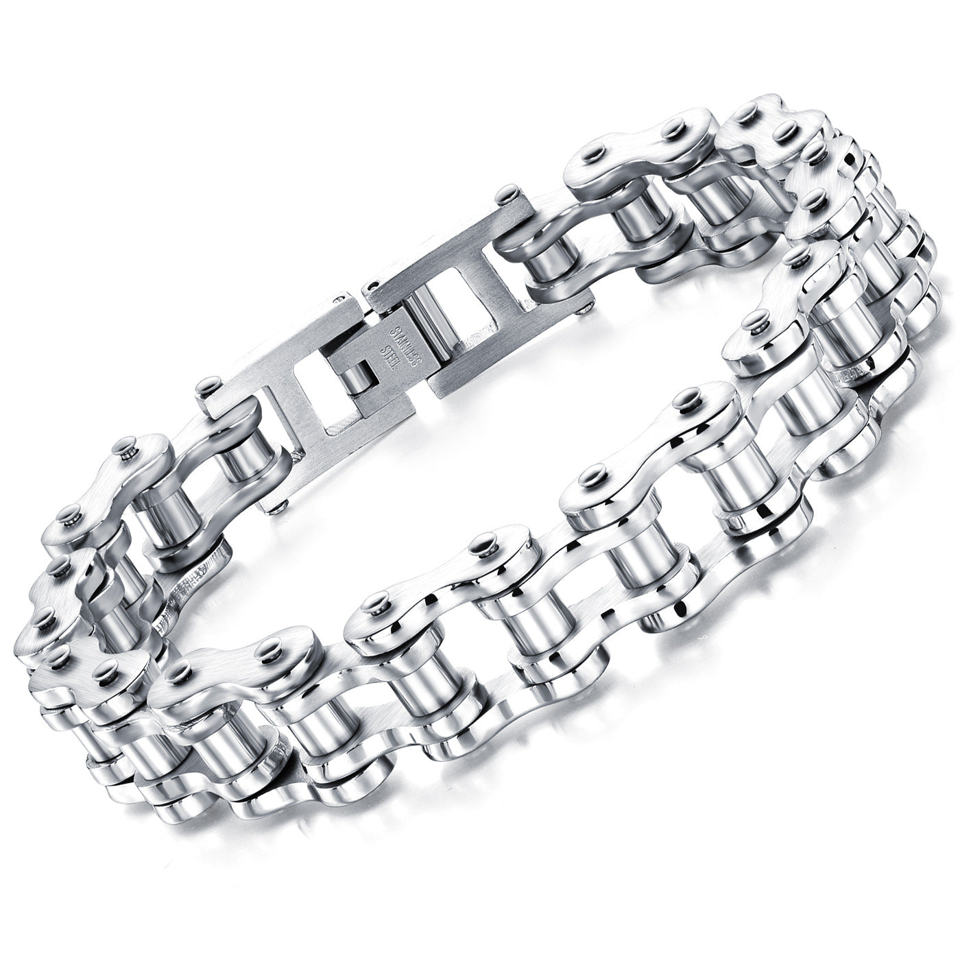 Sprocket Bicycle Chain Bracelet Bracelet Claire & Clara Steel 20cm