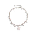 Star Irregular Stone Bead Necklace Necklace Claire & Clara Pink
