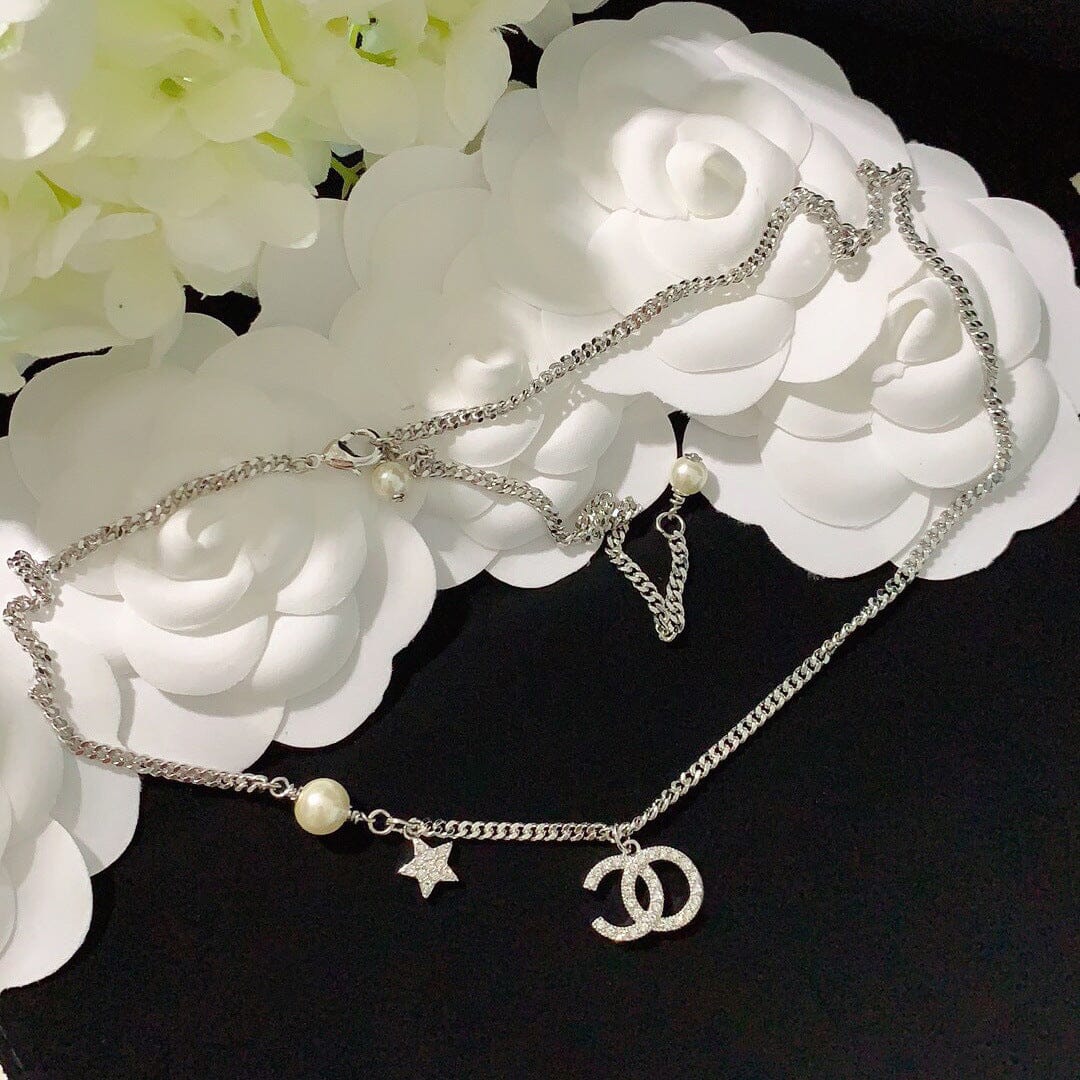 Star Pearl Necklace Necklaces Claire & Clara
