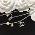 Star Pearl Necklace Necklaces Claire & Clara