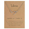 Star Zodiac Sign Necklaces Necklace Claire & Clara Libra