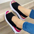 Stella Soft Platform Sandals Shoes Claire & Clara Black 5