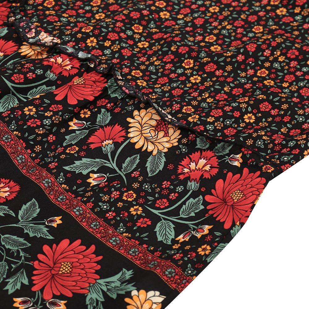 Summer V-Neck Halter Floral Dress Dresses Claire & Clara