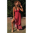 Summer V-Neck Halter Floral Dress Dresses Claire & Clara