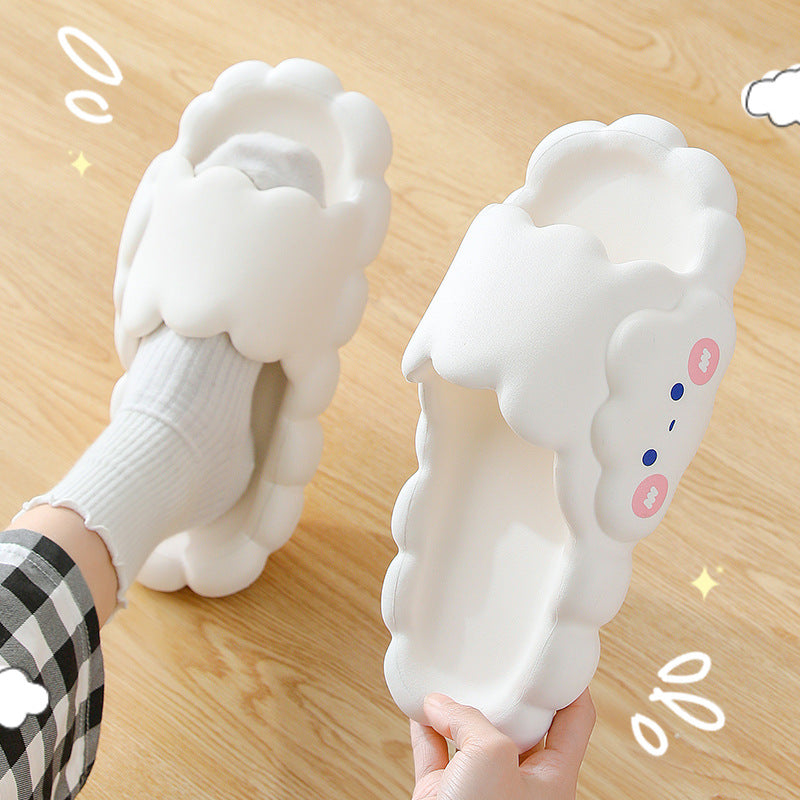 Super Soft Cloud Slippers Shoes Claire & Clara White US 5.5-6