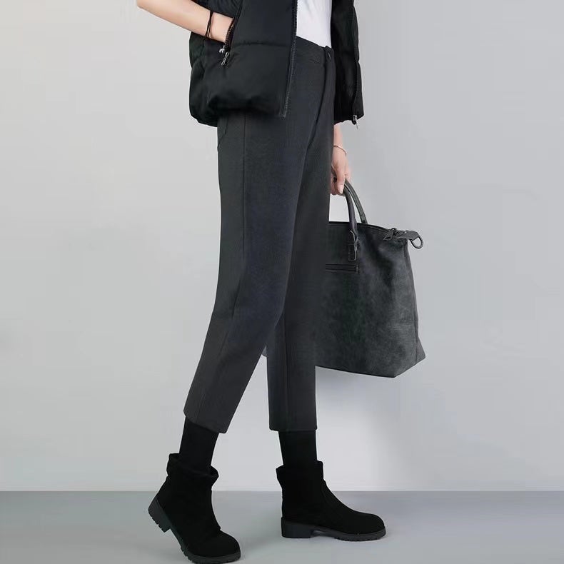 Tara Winter Woolen Cropped Pants Bottoms Claire & Clara
