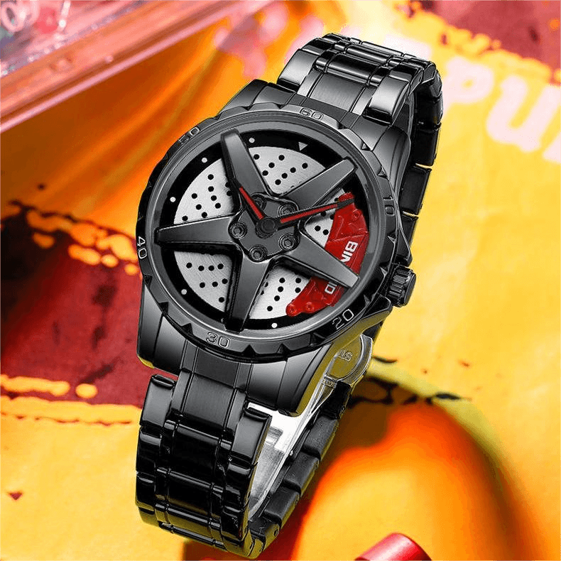 THE DUEL Spinning Wheel Hub Conceptual Watch Watches Claire & Clara