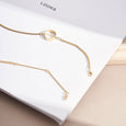 The Ring Sunglass Chain Chains > glasses chain > gold chain > sunglass chain > chain ring > gold chain ring Claire & Clara