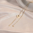 The Ring Sunglass Chain Chains > glasses chain > gold chain > sunglass chain > chain ring > gold chain ring Claire & Clara