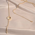 The Ring Sunglass Chain Chains > glasses chain > gold chain > sunglass chain > chain ring > gold chain ring Claire & Clara
