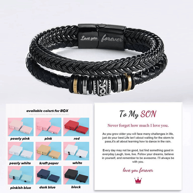 To My Son Love You Forever Bracelet Bracelet Claire & Clara To My Son