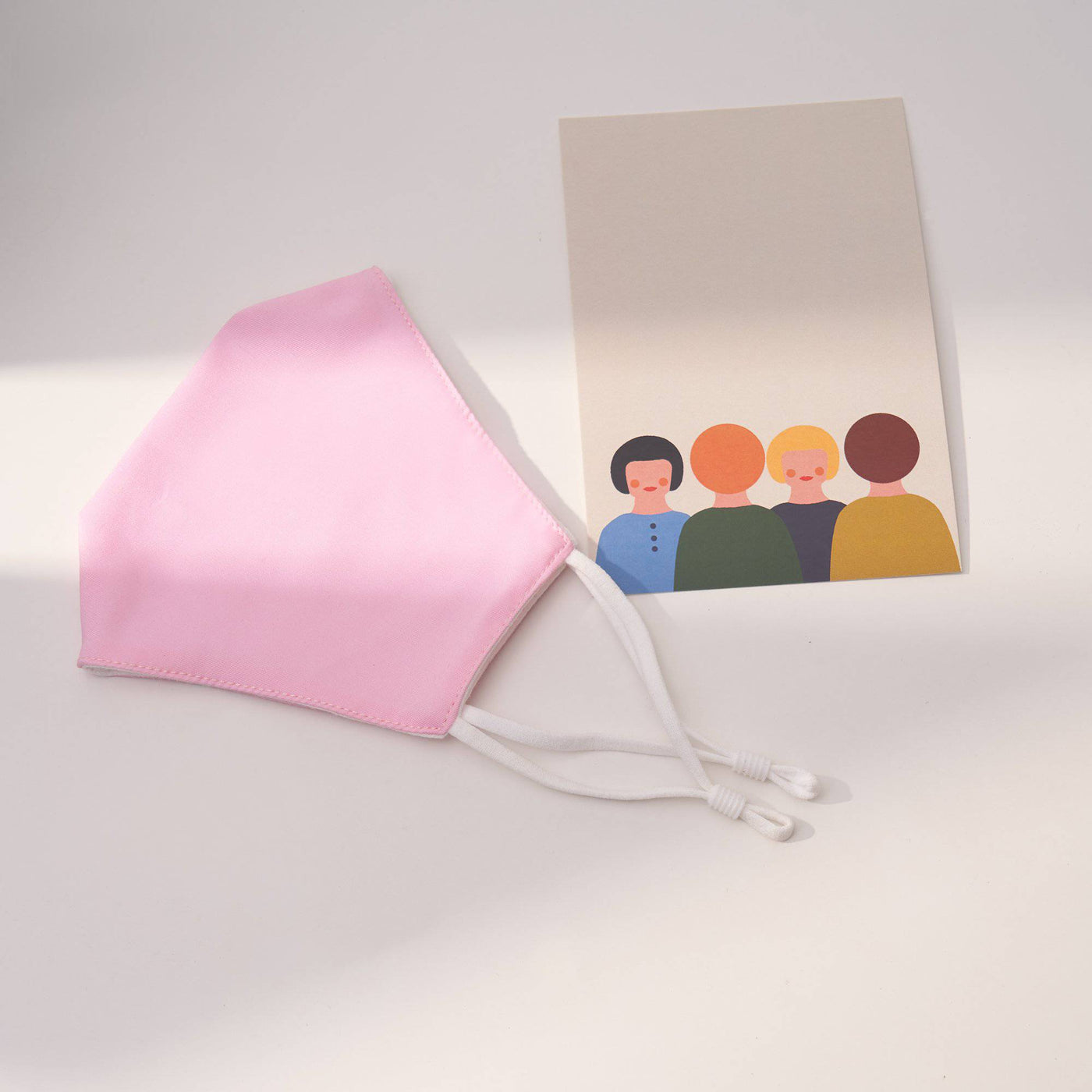 Triple-Layer Cotton Cloth Face Mask Face Covering > facemask > washable facemask > cloth facemask > cotton facemask Claire & Clara Pink