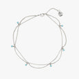 Turquoise Beads Multi-Layer Bondi Anklet Anklets Claire & Clara 