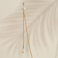 Twin Pearls Sunglass Chain Chains > glasses chain > gold chain > sunglass chain > pearl > pearl jewelry Claire & Clara