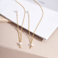 Twin Pearls Sunglass Chain Chains > glasses chain > gold chain > sunglass chain > pearl > pearl jewelry Claire & Clara