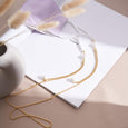 Twin Pearls Sunglass Chain Chains > glasses chain > gold chain > sunglass chain > pearl > pearl jewelry Claire & Clara