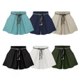 Virginia Lace Up High Waist Wide Leg Shorts Bottoms Claire & Clara