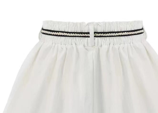 Virginia Lace Up High Waist Wide Leg Shorts Bottoms Claire & Clara