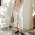 Wide Leg High-Waist Culottes Pants Claire & Clara
