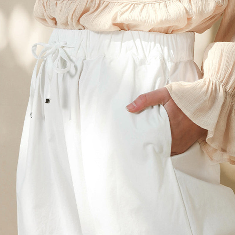 Wide Leg High-Waist Culottes Pants Claire & Clara