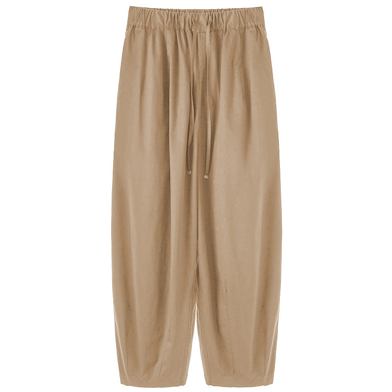 Wide Leg High-Waist Culottes Pants Claire & Clara Khaki S