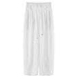 Wide Leg High-Waist Culottes Pants Claire & Clara White S