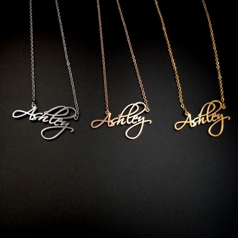 1of1 Customized Name Necklace Perfect Gift Claire & Clara 