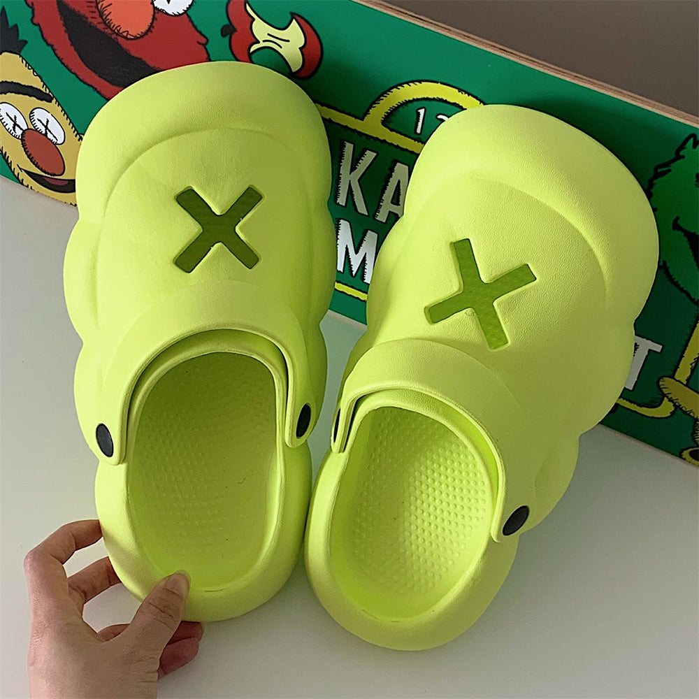 2022 New EVA Anti-Slip Comfy Slippers Sandals Shoes Claire & Clara Blue Green US 5.5-6.5 