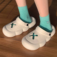 2022 New EVA Anti-Slip Comfy Slippers Sandals Shoes Claire & Clara White US 5.5-6.5 