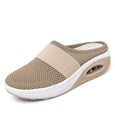 Air Cushion Slip-On Walking Slipper Shoes Claire & Clara US 5.5 Khaki 