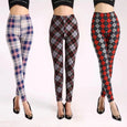 Alison Printed High Waist Elastic Leggings Bottoms Claire & Clara 