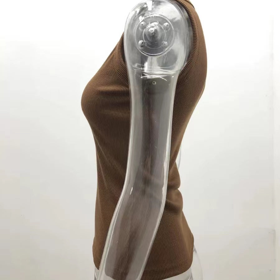 Amelia Basic Rib Soild Color Tank Top Top Claire & Clara 