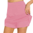 Anti-Chafing Active Skort Mini Skirts Claire & Clara Pink S 