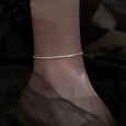 Ashley Sparkling Gypsophila Anklet Anklet Claire & Clara 