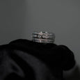 B1G1 Full Diamond Rotatable Anxiety Relief RING Claire & Clara 