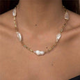 Baroque Pearl Necklace Necklace > pearl > pearl necklace > pearl jewellery > pearl beads > baroque pearl necklace > freshwater pearl necklace > freshwater pearl > choker necklace > choker Claire & Clara 