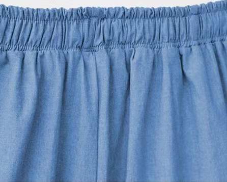 Beverly Casual Denim Cropped Pants Bottoms Claire & Clara 