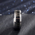 Black And White Piano Key Turnable Anti-anxiety Ring Rings Claire & Clara 