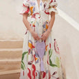 Blooming Flower Chiffon Maxi Dress Dresses Claire & Clara 