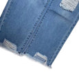 Brenda Ripped Washed Pencil Denim Pants Bottoms Claire & Clara 