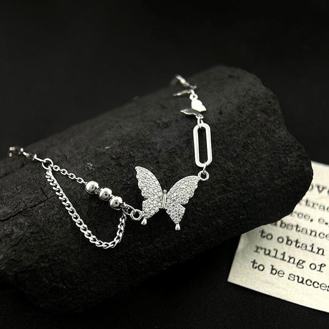 Butterfly Multi-Chain Combination Bracelet Bracelet Claire & Clara 